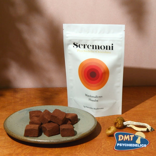 Seremoni Psilocybin Mushroom Chocolate Marshmallows Edibles - Image 4
